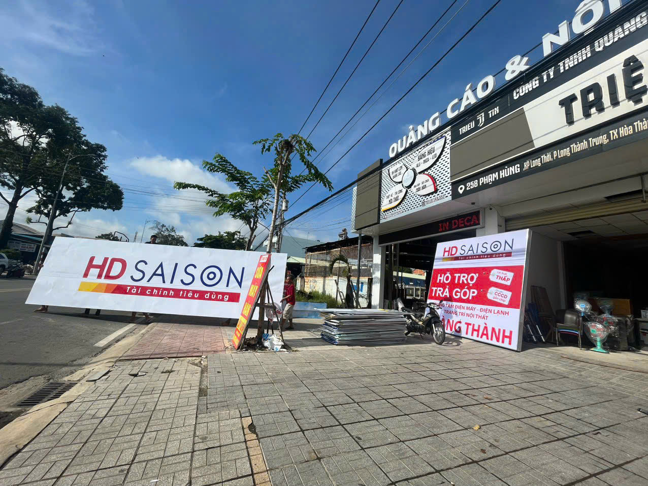 Bảng Hiệu Tole dán decal