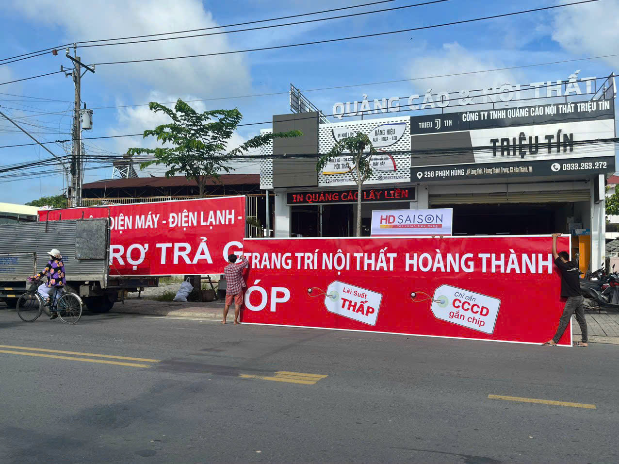 Bảng Hiệu Tole dán decal